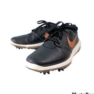 NIKE Roshe G Tour Golf Shoe Black with Orange Swish SZ 10